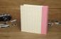 Preview: Romantic colored paper and pink linen spine Album spelling workshop